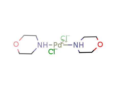 Molecular Structure of 183184-25-0 (bis(1-4-morpholine)palladium(II) dichloride)