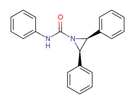 1-Aziridinecarboxanilide,2,3-diphenyl-, cis- (8CI)