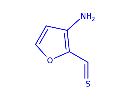 Molecular Structure of 183448-68-2 (2-Furancarbothioaldehyde,3-amino-(9CI))