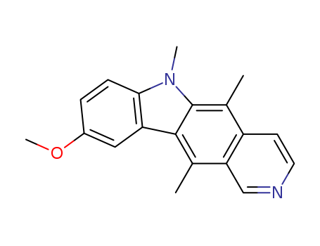 6H-Pyrido[4,3-b]carbazole,9-methoxy-5,6,11-trimethyl- cas  18073-32-0