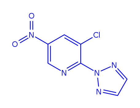 Cas no.1832583-40-0 98% 3-chloro-5-nitro-2-(2H-1,2,3-triazol-2-yl)pyridine