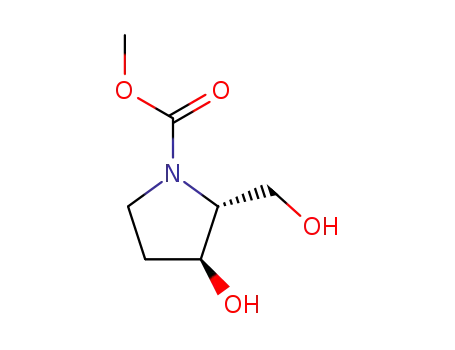 (2R,3S)-3-Hydroxy-2-hydroxymethyl-pyrrolidine-1-carboxylic acid methyl ester