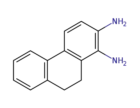 Molecular Structure of 18264-92-1 (9,10-Dihydro-1,2-phenanthrenediamine)