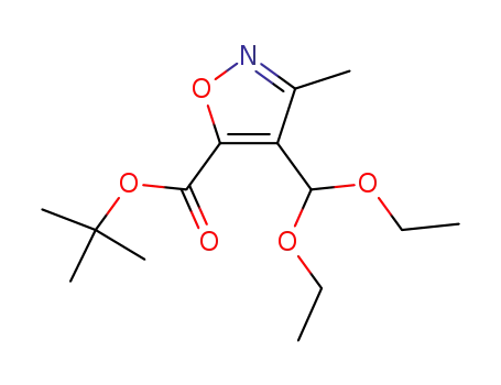 tert-butyl 4-diethoxymethyl-3-methylisoxazole-5-carboxylate