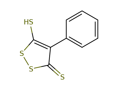 Molecular Structure of 16101-90-9 (5-MERCAPTO-4-PHENYL-3H-1,2-DITHIOLE-3-THIONE)