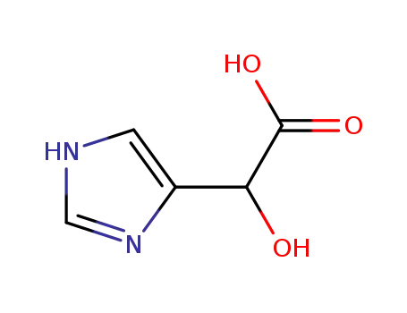 Molecular Structure of 161193-76-6 (1H-IMidazole-5-acetic acid, .alpha.-hydroxy-)