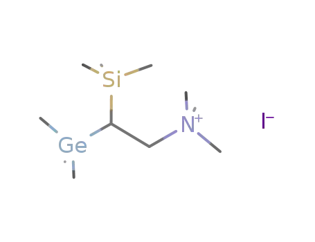 {2-(trimethylgermyl)-2-(trimethylsilyl)ethyl}trimethylammonium iodide