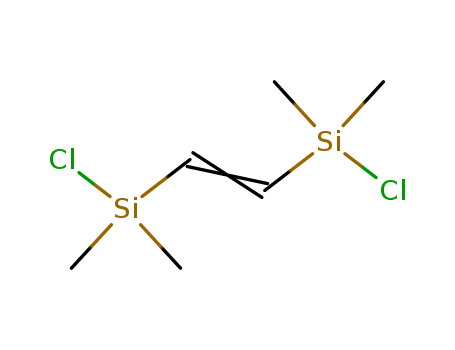 1,2-BIS(CHLORODIMETHYLSILYL)ETHENECAS