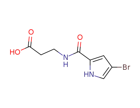 3-(3-bromopyrrol-5ylcarbonylamino)propionic acid