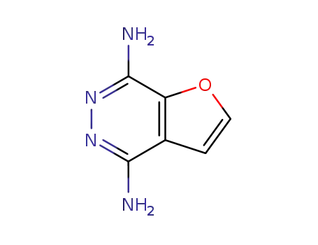 Molecular Structure of 18259-49-9 (Furo[2,3-d]pyridazine, 4,7-diamino- (8CI))