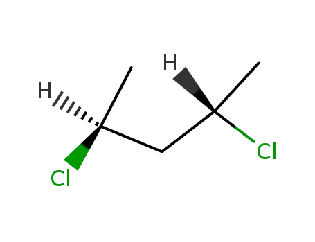 Molecular Structure of 1825-09-8 ((2R,4S)-2,4-Dichloropentane)