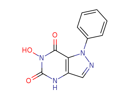1H-Pyrazolo[4,3-d]pyrimidine-5,7(4H,6H)-dione,6-hydroxy-1-phenyl- cas  16078-72-1