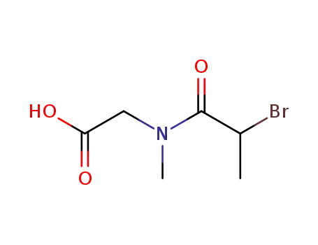 <i>N</i>-(2-bromo-propionyl)-<i>N</i>-methyl-glycine