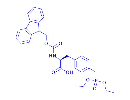 (S)-2-((((9H-Fluoren-9-yl)methoxy)carbonyl)amino)-3-(4-((diethoxyphosphoryl)methyl)phenyl)propanoic acid