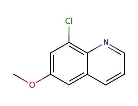 Molecular Structure of 796851-15-5 (8-Chloro-6-methoxyquinoline)