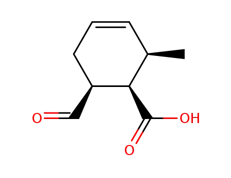 3-Cyclohexene-1-carboxylic acid, 6-formyl-2-methyl-, cis,trans- (8CI)