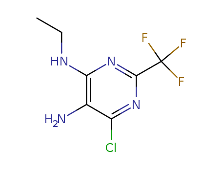 4,5-Pyrimidinediamine,6-chloro-N4-ethyl-2-(trifluoromethyl)- cas  1810-35-1