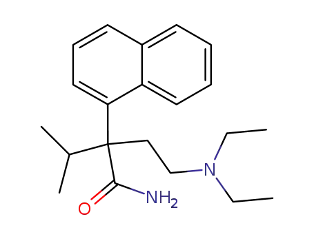 Molecular Structure of 1606-09-3 (α-[2-(Diethylamino)ethyl]-α-isopropyl-1-naphthaleneacetamide)