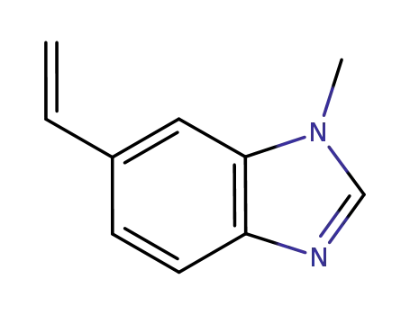 Molecular Structure of 813449-02-4 (1-methyl-6-vinyl-benzimidazole)