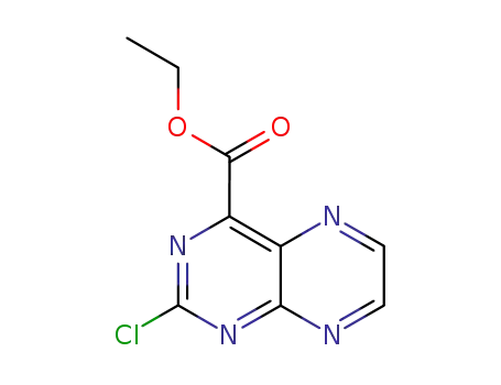 Molecular Structure of 18204-25-6 (2-Chloro-4-pteridinecarboxylic acid ethyl ester)
