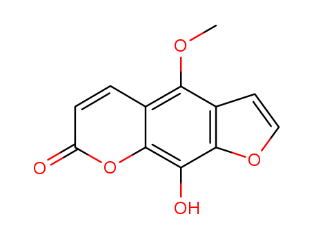 7H-Furo[3,2-g][1]benzopyran-7-one,9-hydroxy-4-methoxy-