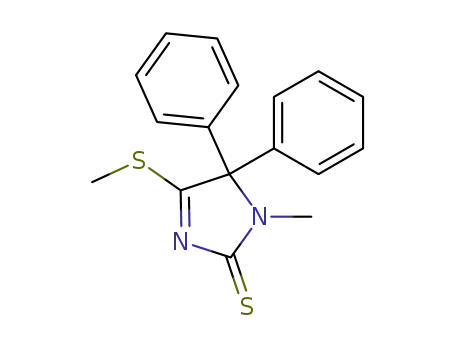 1-Methyl-4-(methylthio)-5,5-diphenyl-3-imidazoline-2-thione
