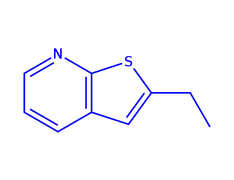Molecular Structure of 18354-53-5 (Thieno[2,3-b]pyridine, 2-ethyl- (8CI,9CI))
