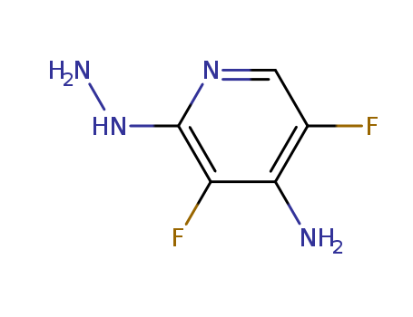 2-1H-PYRIDINONE,4-AMINO-3,5-DIFLUORO-,HYDRAZONE