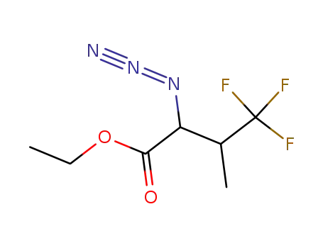 2-Azido-4,4,4-trifluoro-3-methyl-butyric acid ethyl ester