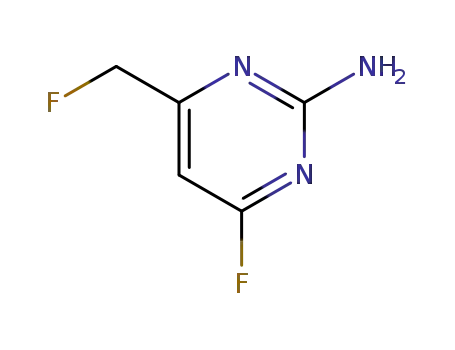 2-피리미딘아민, 4-플루오로-6-(플루오로메틸)-(9CI)