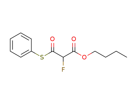 butyl 2-fluoro-3-oxo-3-(phenylthio)propanoate