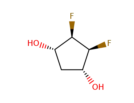 (1S*,2R*,3S*,4R*)-2,3-difluorocyclopentane-1,4-diol