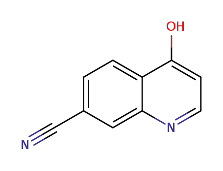 Molecular Structure of 860205-30-7 (4-HYDROXY-7-CYANOQUINOLINE)