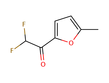 Molecular Structure of 911193-25-4 (Ethanone,  2,2-difluoro-1-(5-methyl-2-furanyl)-)