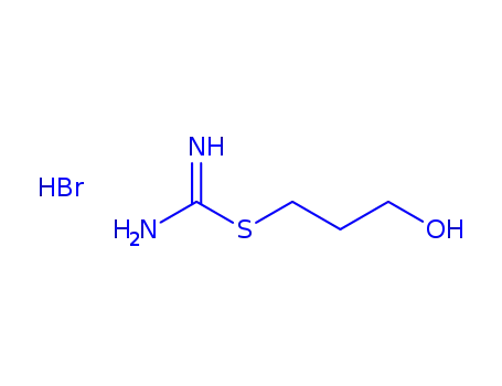 Molecular Structure of 16111-14-1 (3-hydroxypropyl carbamimidothioate hydrobromide (1:1))