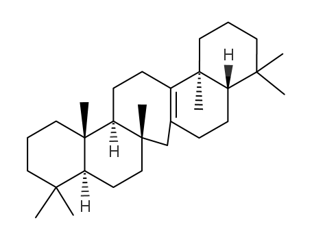 Molecular Structure of 18070-14-9 (C(14a)-Homo-27-nor-5α-gammacer-13-ene)