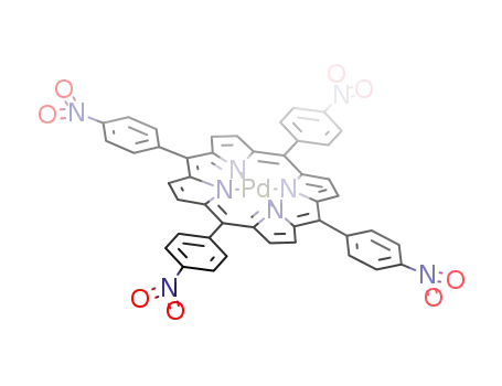 palladium(II) tetra(p-NO<sub>2</sub>-phenyl)porphyrin