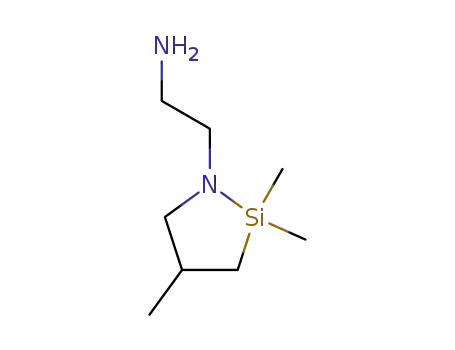 Molecular Structure of 18246-33-8 (N-AMINOETHYL-AZA-2,2,4-TRIMETHYLSILACYCLOPENTANE)