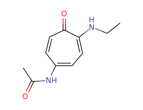 N-[4-(エチルアミノ)-5-オキソ-1,3,6-シクロヘプタトリエン-1-イル]アセトアミド