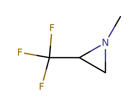 Molecular Structure of 160921-12-0 (Aziridine, 1-methyl-2-(trifluoromethyl)- (9CI))