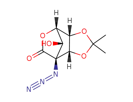 (1S,2R,6R,7S,10S)-1-Azido-10-hydroxy-4,4-dimethyl-3,5,8-trioxa-tricyclo[5.2.1.0<sup>2,6</sup>]decan-9-one
