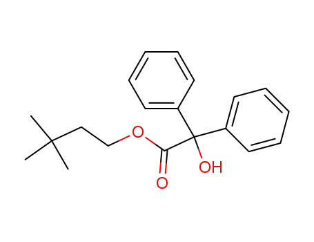 Molecular Structure of 16032-05-6 (3,3-dimethylbutyl hydroxy(diphenyl)acetate)