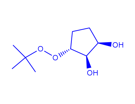1,2-CYCLOPENTANEDIOL,3-[(1,1-DIMETHYLETHYL)DIOXY]-,(1-A-,2-A-,3BETA-)-CAS