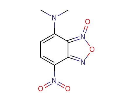 Molecular Structure of 18377-99-6 (N,N-dimethyl-7-nitro-2,1,3-benzoxadiazol-4-amine 1-oxide)
