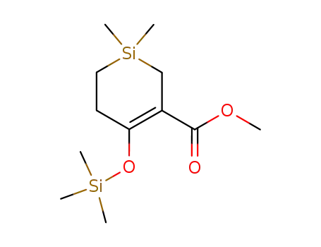 1,1-dimethyl-4-trimethylsilanyloxy-1,2,5,6-tetrahydro-siline-3-carboxylic acid methyl ester
