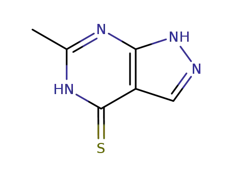 1,5-DIHYDRO-6-METHYL-4H-PYRAZOLO[3,4-D]PYRIMIDINE-4-THIONE