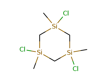 Molecular Structure of 1628-02-0 (1,3,5-trichloro-1,3,5-trimethyl-1,3,5-trisilacyclohexane)