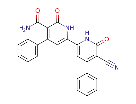 5′-シアノ-1,1′,6,6′-テトラヒドロ-6,6′-ジオキソ-4,4′-ジフェニル-2,2′-ビピリジン-5-カルボアミド
