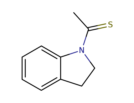 1H-Indole,  2,3-dihydro-1-(1-thioxoethyl)-  (9CI)
