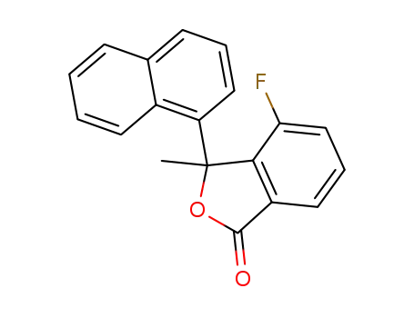 4-fluoro-3-methyl-3-naphthalen-1-yl-3<i>H</i>-isobenzofuran-1-one